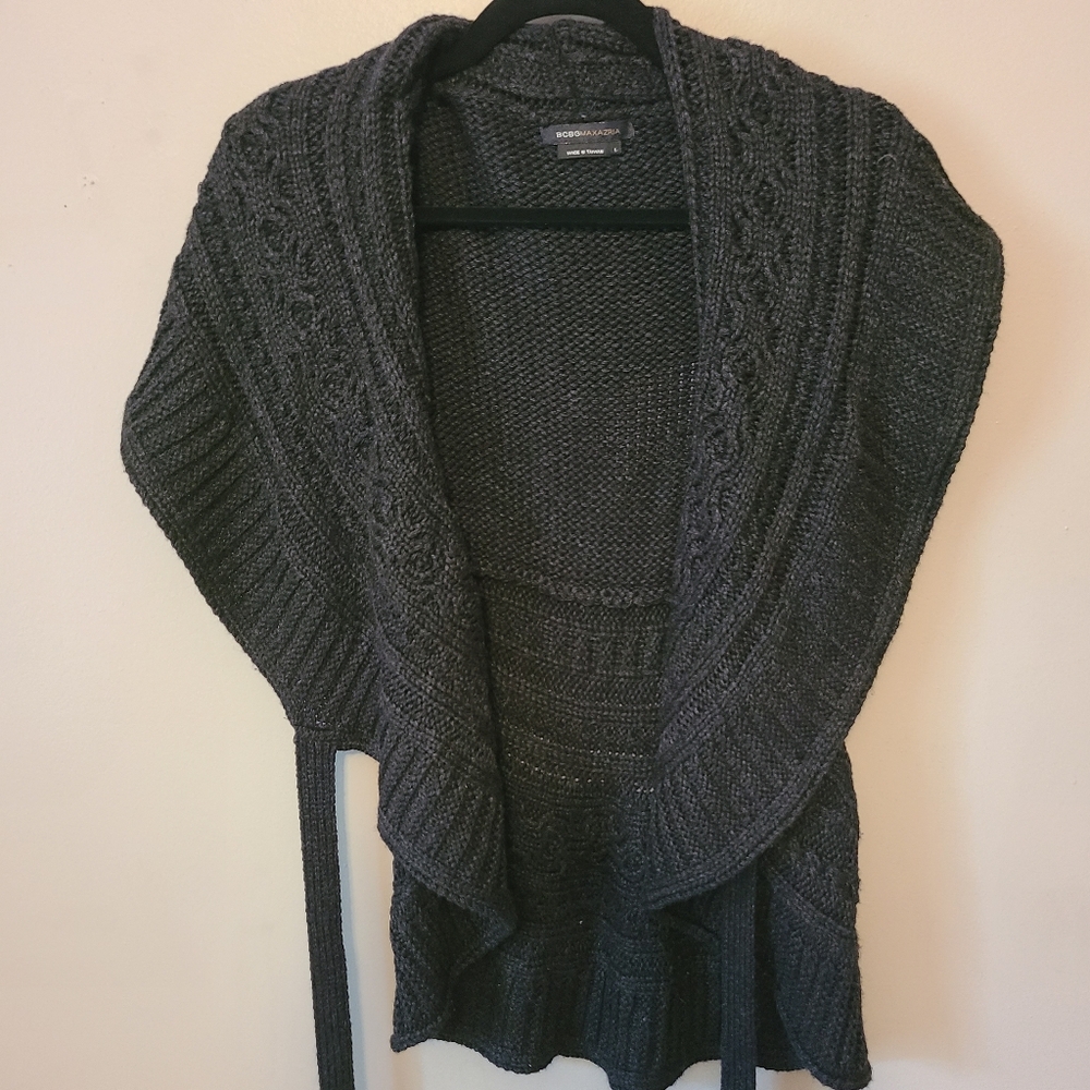 BCBG Maxazria sweater wrap L